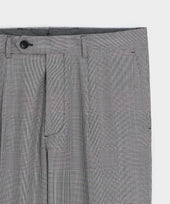 Italian Wool Glen Plaid Madison Trouser