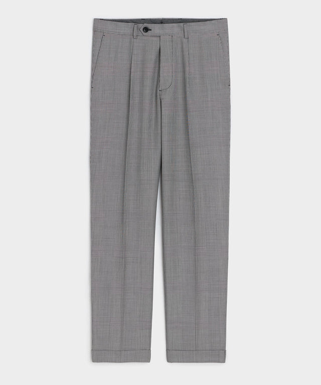 Italian Wool Glen Plaid Madison Trouser