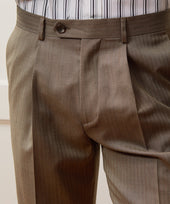 Italian Wool Herringbone Madison Trouser