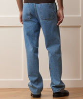 Belted Denim Trouser