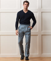 Inis Meáin Linen Marl V-Neck Sweater