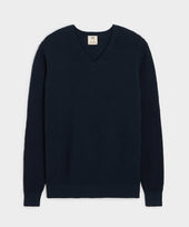 Inis Meáin Linen Marl V-Neck Sweater