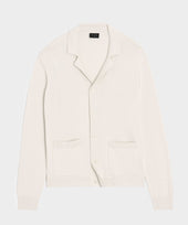 Silk-Cotton Sweater Jacket