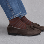 Marron Bleu Super Solide Fil D Cosse