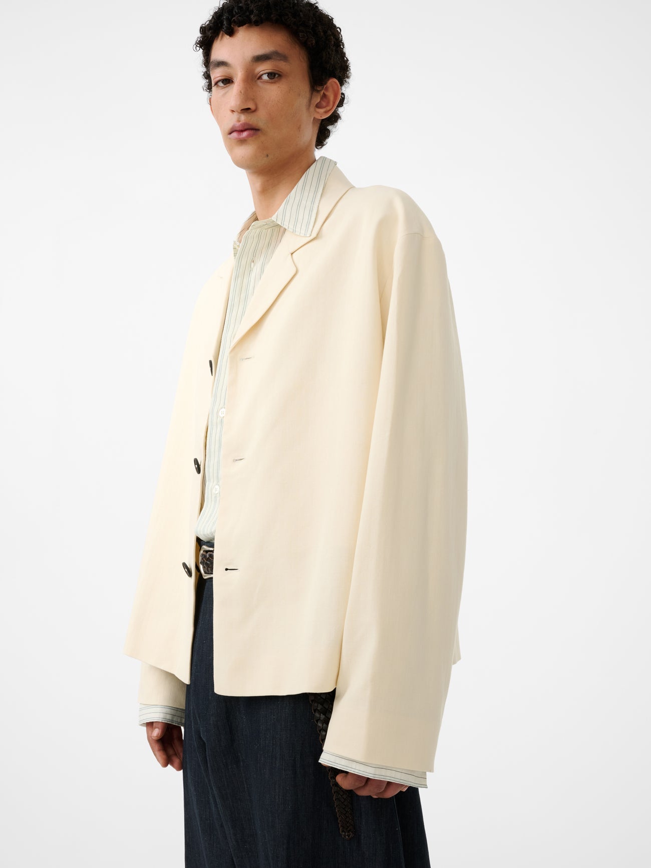 Ferro Jacket In Antique White