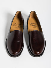 SLIM DARK BROWN LEATHER