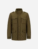FIELD JACKET IN NYLON CHAMONIX AND WAXED TECH COTTON