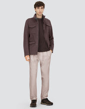 Field Jacket In Wool Cashmere And Ecoage