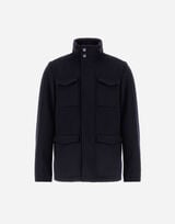 WOOL CASHMERE AND ECOAGE FIELD JACKET