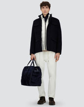 Wool Cashmere And Ecoage Field Jacket