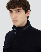 Wool Cashmere And Ecoage Field Jacket