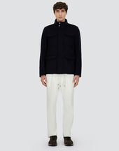 Wool Cashmere And Ecoage Field Jacket