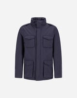 CRINKLE NYLON FIELD JACKET