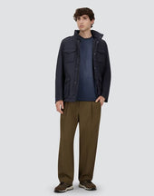Crinkle Nylon Field Jacket