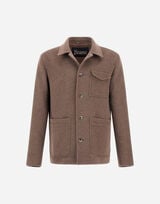 SOFT RECYCLED WOOL FIELD JACKET