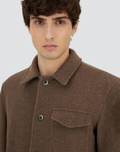 Soft Recycled Wool Field Jacket