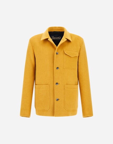 Field Jacket In Soft Recycled Wool