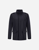 FIELD JACKET IN LIGHT WOOLEN EFFECT