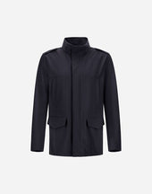 Field Jacket In Light Woolen Effect