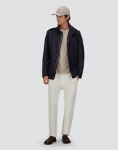 Field Jacket In Light Woolen Effect