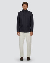 Field Jacket In Light Woolen Effect