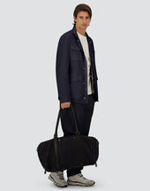 Field Jacket In Wrinkled Stretch Nylon