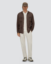Field Jacket In Garment Dyed Linen