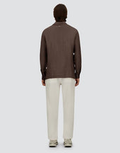 Field Jacket In Garment Dyed Linen