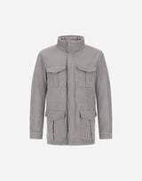 RESORT FIELD JACKET IN MELANGE SUEDE EFFECT
