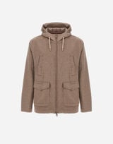 RESORT CASHMERE PIED DE POULE FIELD JACKET