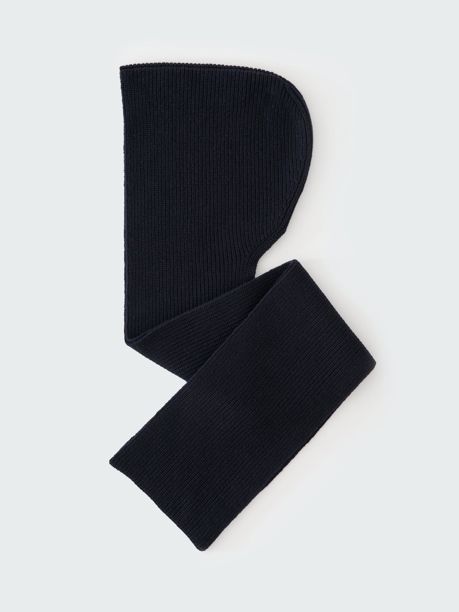 Fife Hooded Scarf In Darkest