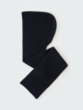 Fife Hooded Scarf in Darkest Navy