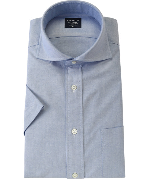 Short Sleeve Shirt - Cutaway Oxford