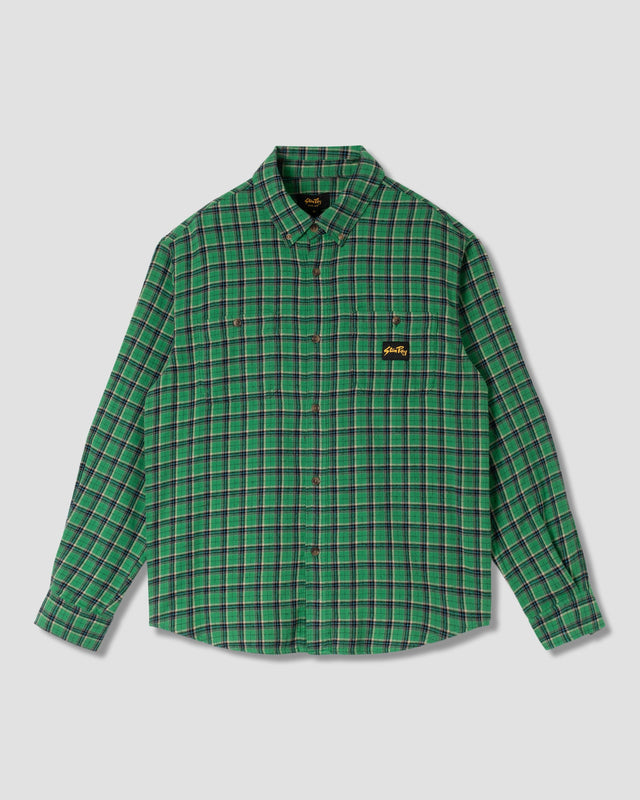Flannel Shirt (Summer Green Plaid)