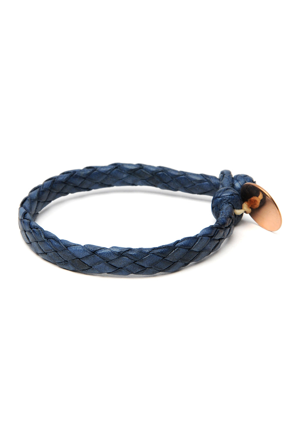 Flat Weaved Leather Bracelet 1