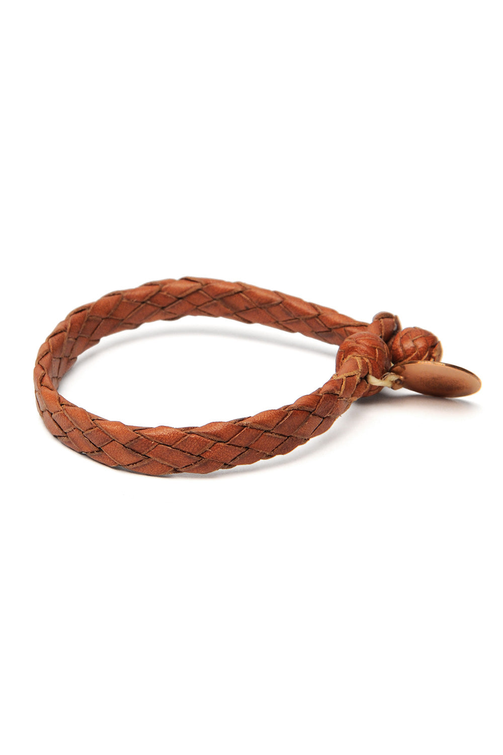 Flat Weaved Leather Bracelet 2