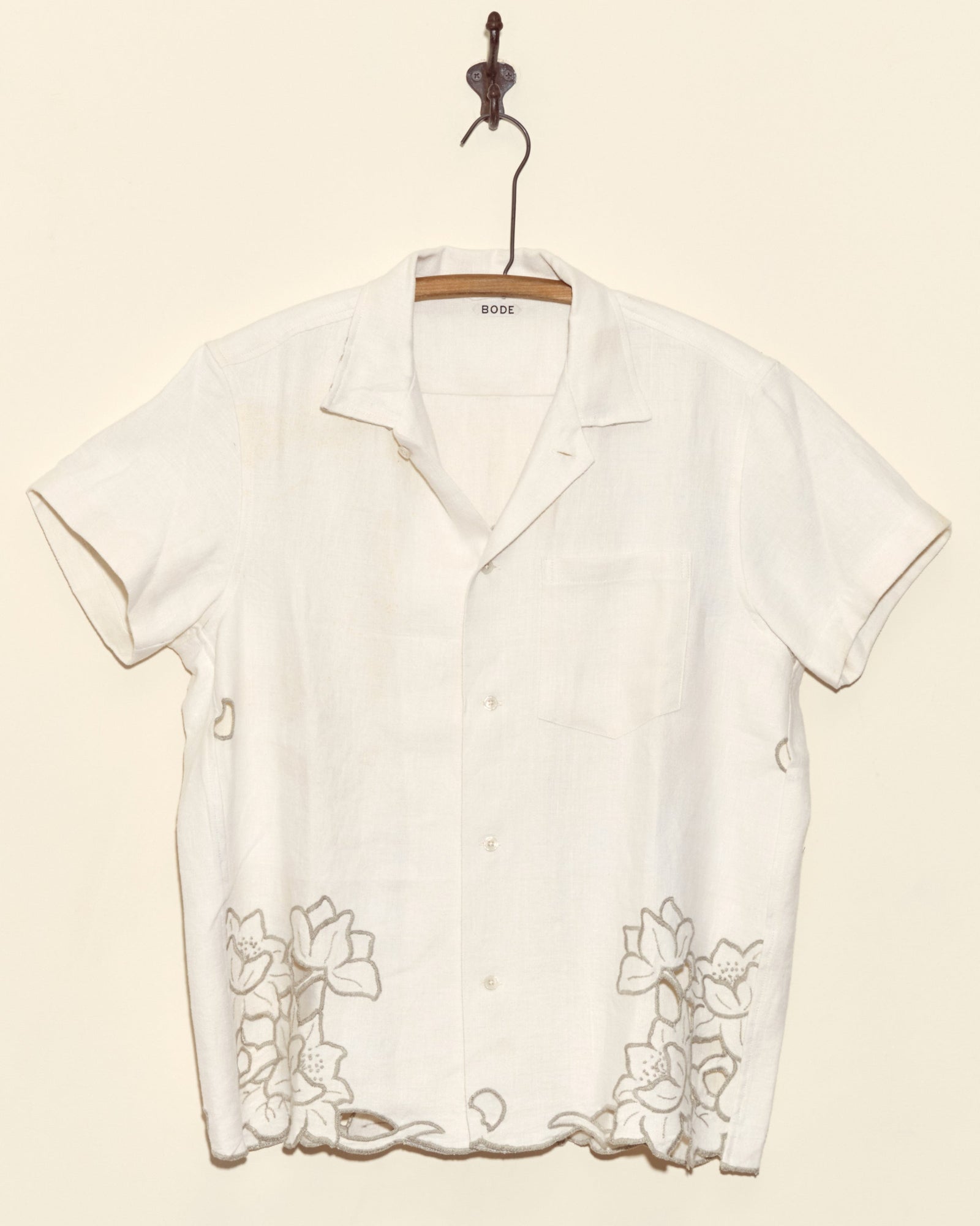Floating Lily Short Sleeve Shirt - M