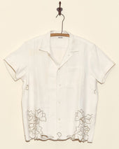 Floating Lily Short Sleeve Shirt - M