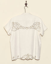 Floating Lily Short Sleeve Shirt - M