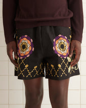 Floral Pinwheel Shorts