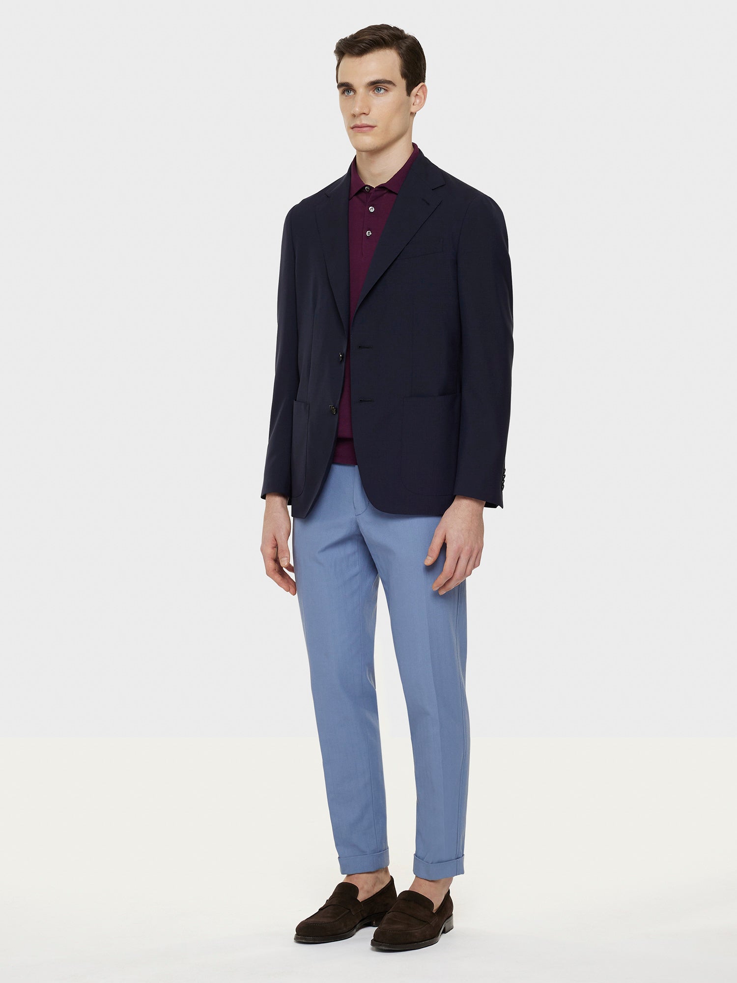Giacca Butterfly In Lana Blu