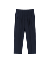 Double Pleated Trousers Seersucker