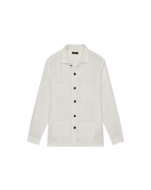 Havana Shirt White Linen Canvas