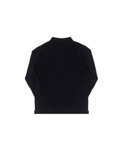 Ice Cotton Long Sleeve Polo Navy