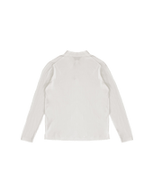 Ice Cotton Long Sleeve Polo Off White