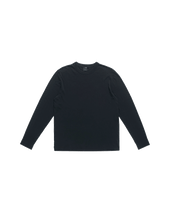Ice Cotton Long Sleeve Top Navy