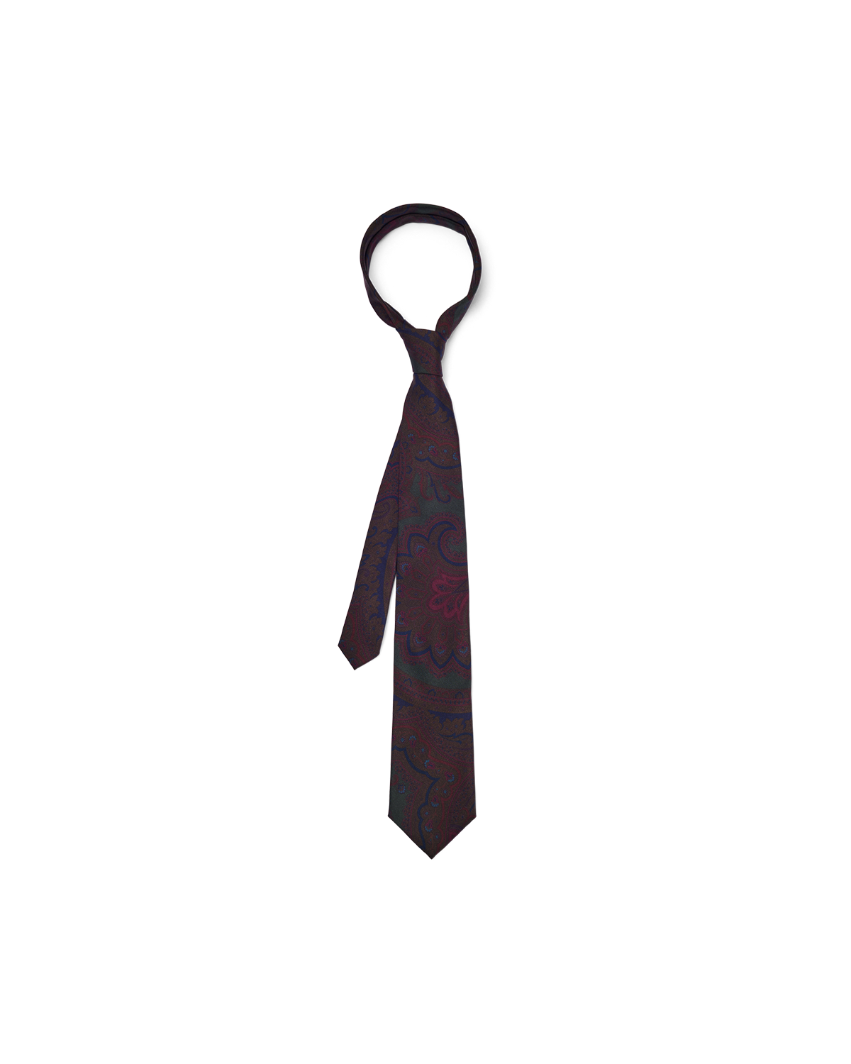 Paisley Madder Tie Green