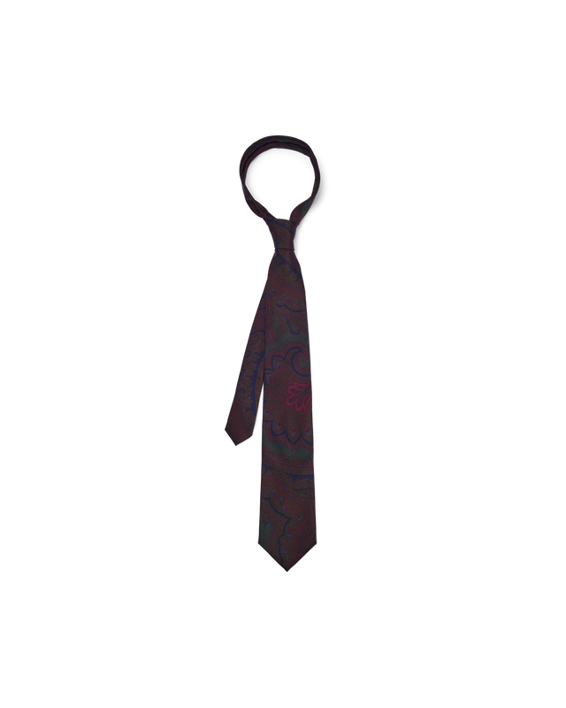Paisley Madder Tie - Green