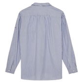 Fine Twill Popover White Stripe