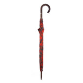 Tartan Flamed Solid Stick Umbrella